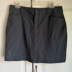 Eddie Bauer Women's‎ Skort Size 8 Black Active Outdoor Golf Hiking
